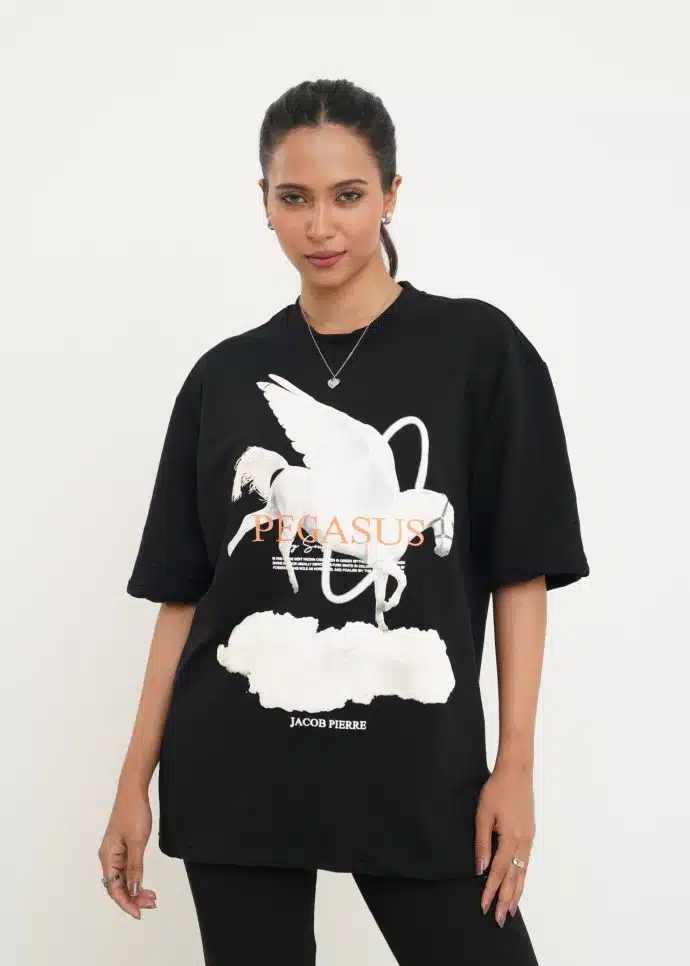 Soft Oversized Cream Tee - Image 3