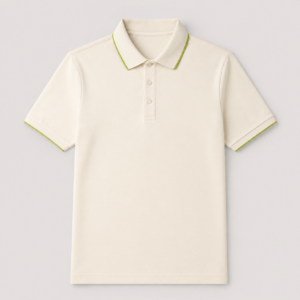 ZRIXA Cream Lime Polo
